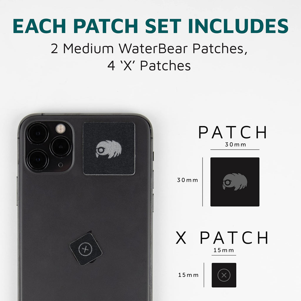 KUVRD Waterbear - Electronic Screen Cleaner Pads, Single Patch Set