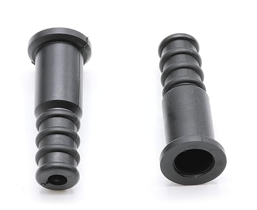 THE CIMPLE CO Coaxial Cable Weather Boot - RG6 Connectors RG59 Ends Coaxial Boots - Weatherproof (Black) - Pack of 100
