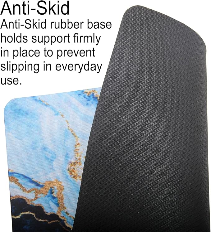 Mouse Pad, Gaming Mouse Pad, Non-Slip Rubber Base Mouse Mat with Designs for Laptop, Computer & Office, 9.5 x 7.9 x 0.12 inches (Marble 5)