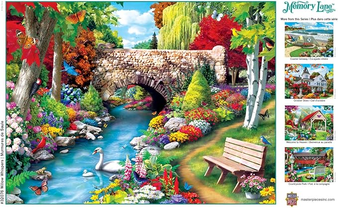 Masterpieces 300 Piece EZ Grip Jigsaw Puzzle - Willow Whispers - 18"x24"