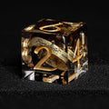 D6 Dice Set – 10× Six-Sided Resin Dice with Themed Designs – 16mm Tabletop for Wargames, RPGs, MTG, and Board Games