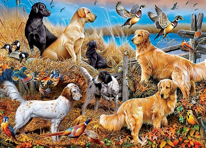 MasterPieces 1000 Piece Jigsaw Puzzle for Adults, Family, Or Youth - Man's Best Friends - 19.25"x26.75"