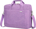 Voova Laptop Bag Case 15 15.6 16 Inch, Computer Sleeve Messenger Bag with Shoulder Strap Expandable Waterproof Business Briefcase for Men Women to Work Travel School, Fit 14-16 Inch Laptop, Lavender