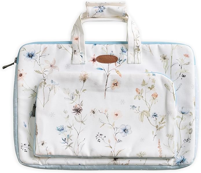 Maison d' Hermine Laptop Bag with Front Pocket Upto 15.5 inch Laptop Tablet