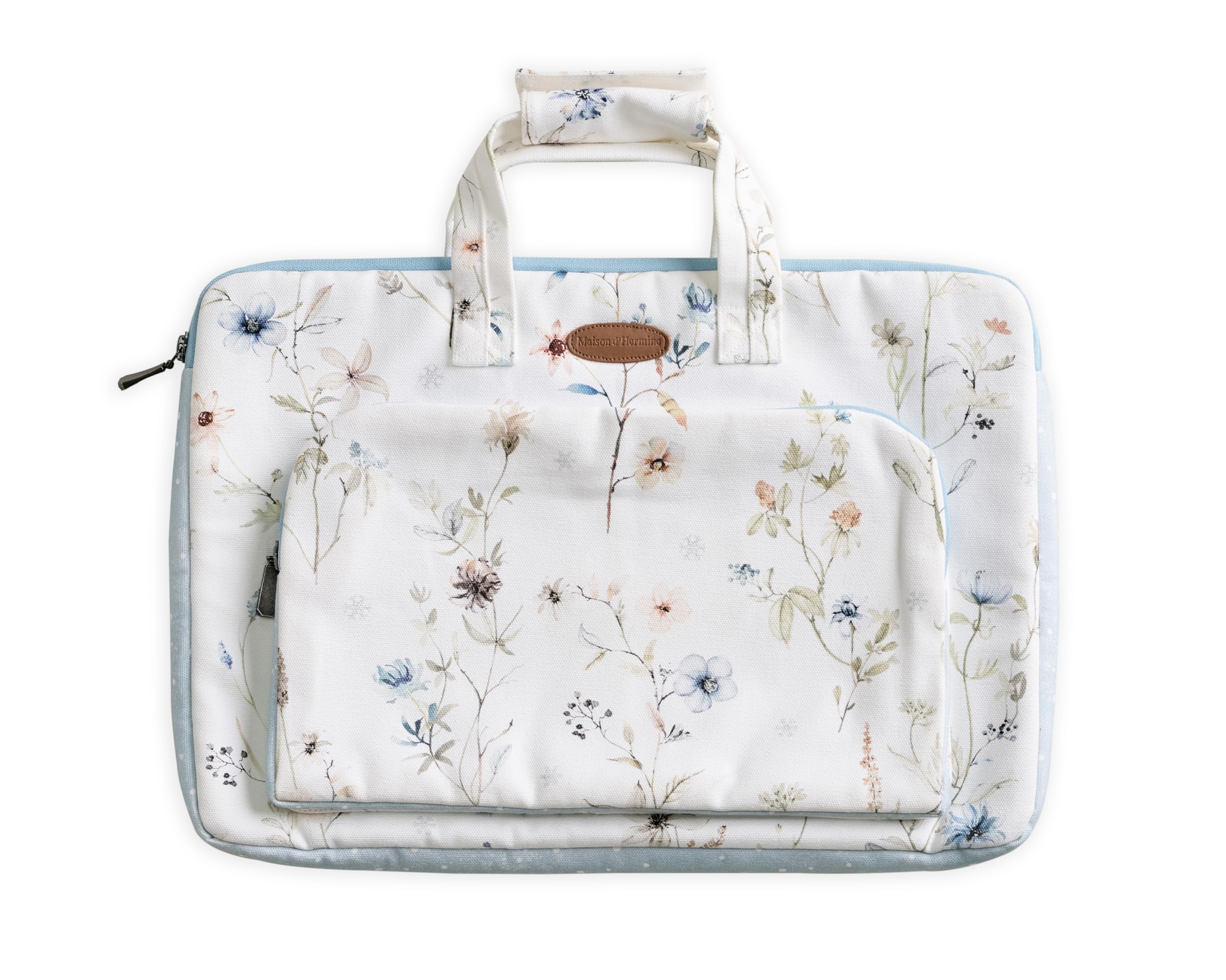 Maison d' Hermine Laptop Bag with Front Pocket Upto 15.5 inch Laptop Tablet