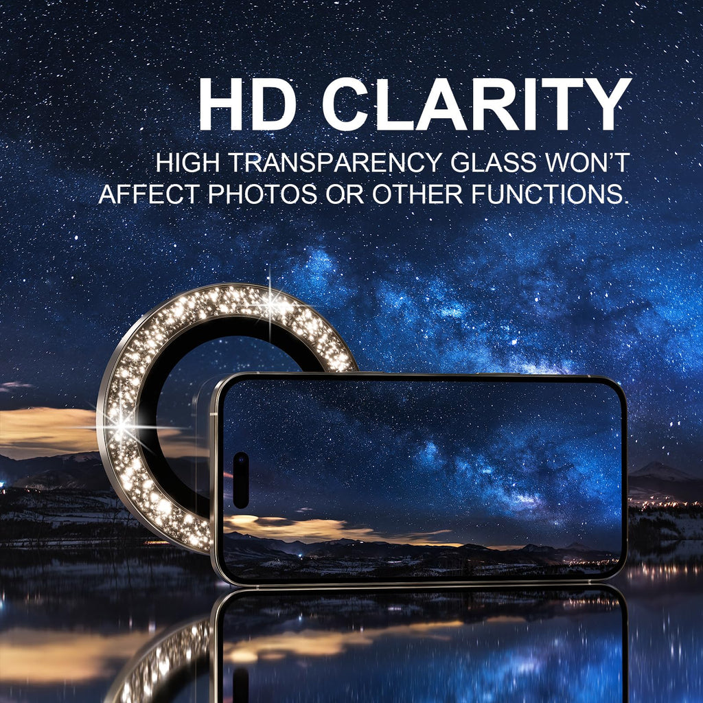 Choiche for iPhone 16 Pro/iPhone 16 Pro Max Camera Lens Protector