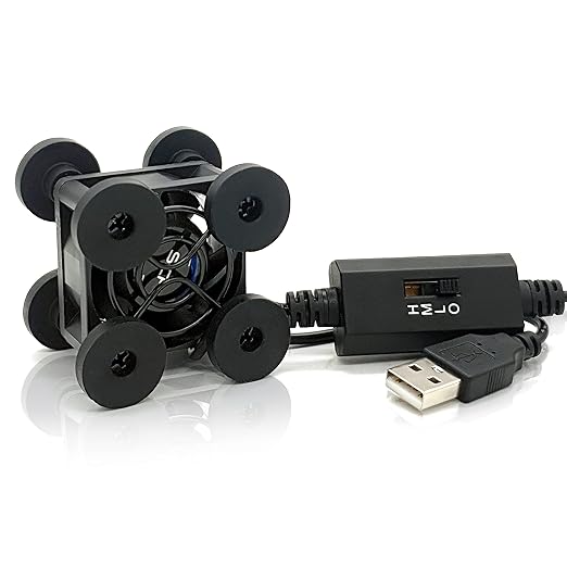 Mini, Compact 40mm x 20mm USB Fan, for VR Gear, Aquarium, Roku, Router, Raspberry Pi, Cosplay, Helmet Cooling Ventilation