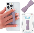 LOVEHANDLE Universal Phone Grip for Smartphones & Mini Tablets - Phone Holder for Hand - Wireless Charging Compatible - Made in The USA - Solid Lavender