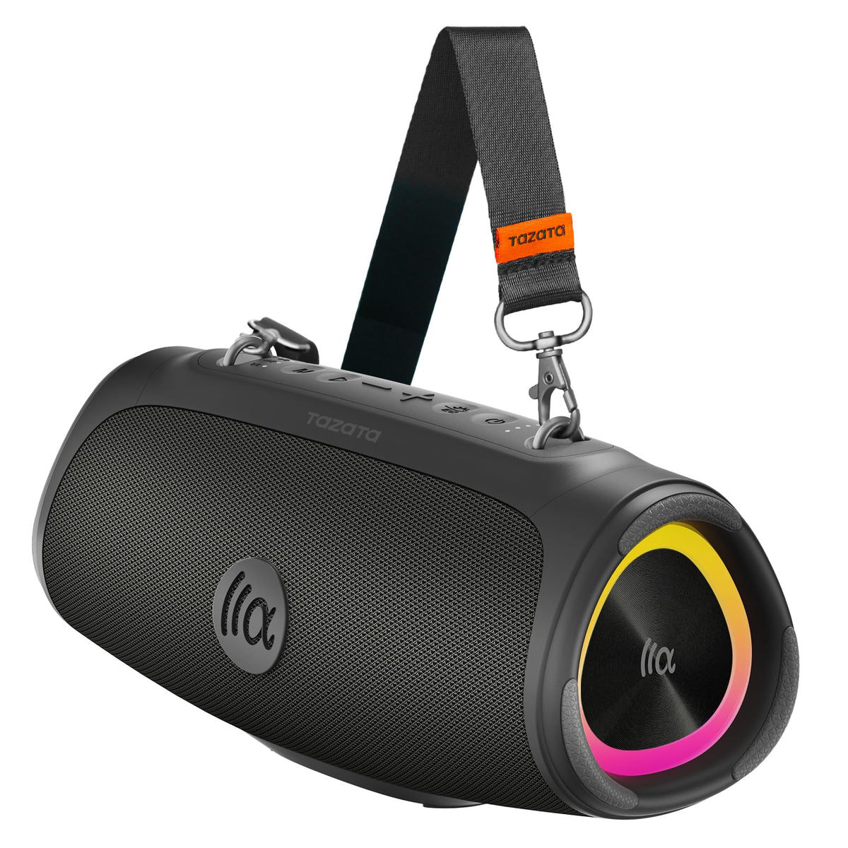 TAZATA Bluetooth Speaker Wireless, 90W Peak Loud Boombox Outdoor Speakers