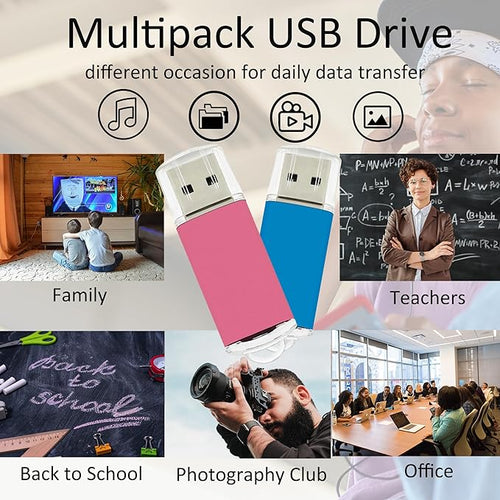 2GB USB Flash Drive 20 Pack Nicepicten Bulk USB Stick 2.0 Jump Thumb Drive