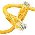 GEARit Ethernet Cable 50 ft Cat 6 High Speed Gaming Yellow (1 Pack) Cat6 Cables 50ft Yellow/Ethernet Cable, 10Gbps 550MHz 24AWG Pure Copper, Snagless, Gold Plated RJ45 for Router, Server, Router, PC