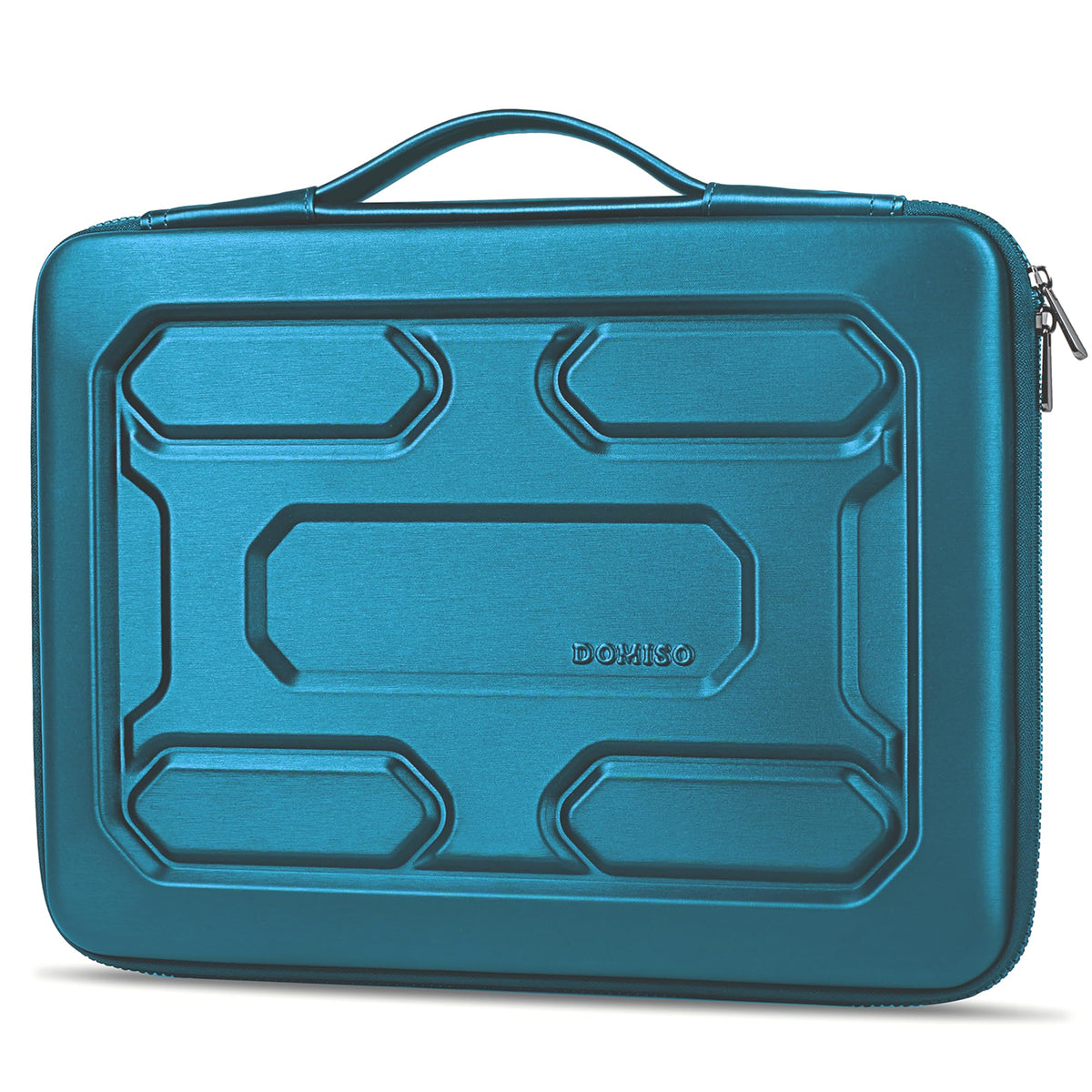 DOMISO 17 inch Laptop Sleeve with Handle Shockproof Waterproof EVA Protective Case for 17.3" ZBook Fury 17.3 G8/MSI GS73VR Stealth Pro/HP Envy 17/LG Gram 17"/ROG Strix GL702VS, Orange