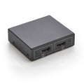 Amazon Basics HDMI Splitter 1 in 2 Out for Dual Monitors, 4K@30Hz, 1080P, Mirror Only, Black