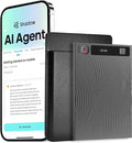 Mobvoi TicNote AI Voice Recorder 64GB Memory Note Recorder w/Case App Control 100+Languages Transcribe Summarize with AI Shadow Digital Audio Recorder for Phone Calls Lectures Meetings Interviews