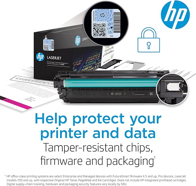 HP 212X Magenta High-yield Toner Cartridge | Works with HP Color LaserJet Enterprise M554, M555 Series, HP Color LaserJet Enterprise MFP M578 Series | W2123X