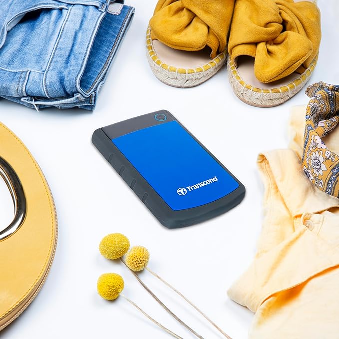 Transcend 2TB USB 3.1 Gen 1 StoreJet 25H3B SJ25H3B Rugged External Hard Drive TS2TSJ25H3B