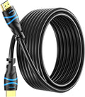 BlueRigger 4K HDMI Cable 40FT (4K 30Hz, HDR10, in-Wall CL3 Rated, High Speed, HDCP2.2, eARC) - Long HDMI Cable Compatible with Home Theatre, HDTV, Gaming Consoles, Streaming Devices