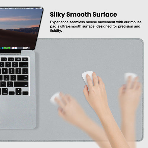 ALOANES Non-Slip Extended Mouse Pad Office&Home Desk Mat Stitched Edge