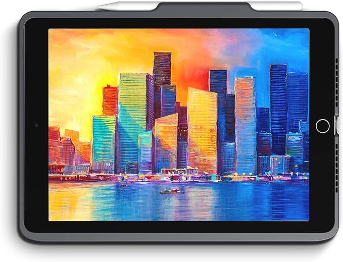 ZAGG Pro Keys Detachable Case & Wireless Keyboard for Apple iPad 10.2" (Gen 9, 8, 7) - Bluetooth Pairing, Backlit Laptop-Style Keys, Apple Pencil Holder, 6.6ft Drop Protection, Black