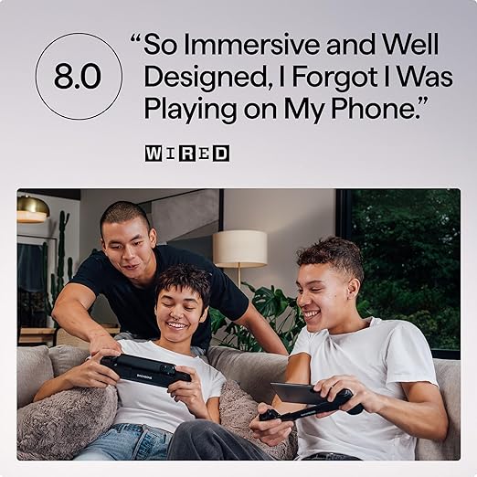 BACKBONE One Mobile Gaming Controller for iPhone (Lightning) - PlayStation Edition - 2nd Gen - Turn Your iPhone into a Gaming Console - Play Xbox, PlayStation & More (3 Months Apple Arcade Included)