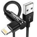 90 Degree iPhone Charging Cable [MFi Certified] Lightning Cable 10FT 2 Pack