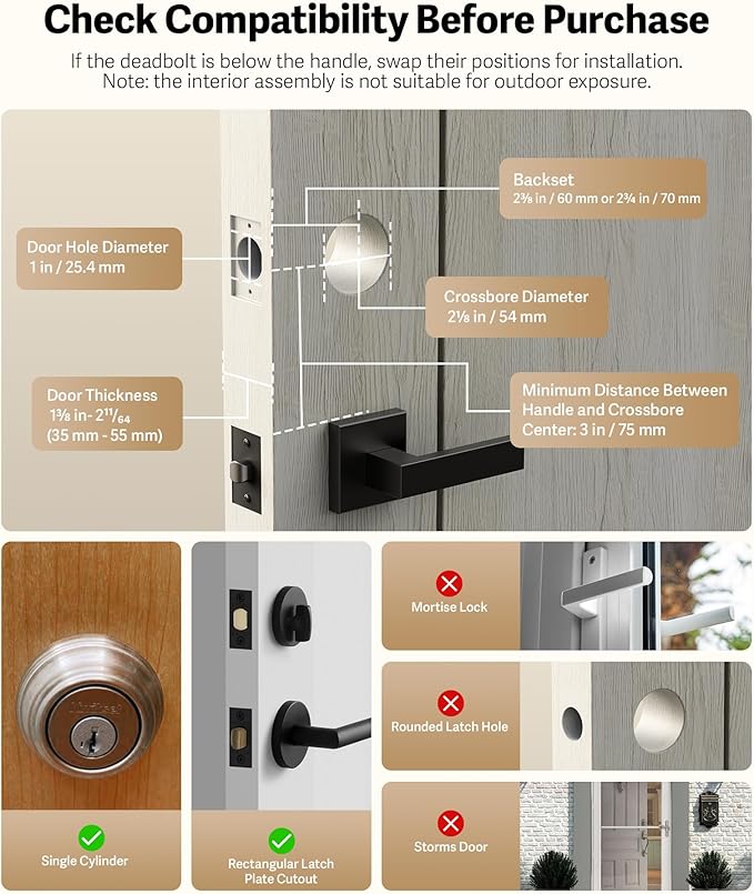 Lockin Veno Pro Palm Vein Video Smart Lock with 2K 180° Camera, Fingerprint Recognition, AI Motion Detection, IP65 Weatherproof, Remote App Control, 32GB Built-in Storage, No Monthly Fee