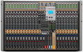 Professional Audio Mixer, 24 Channel Sound Board Mixing Console, Dual DSP Reverb, Dual 7-Band EQ, 48V Phantom Power, 4 Group Stereo Output Input, Mixer for Church