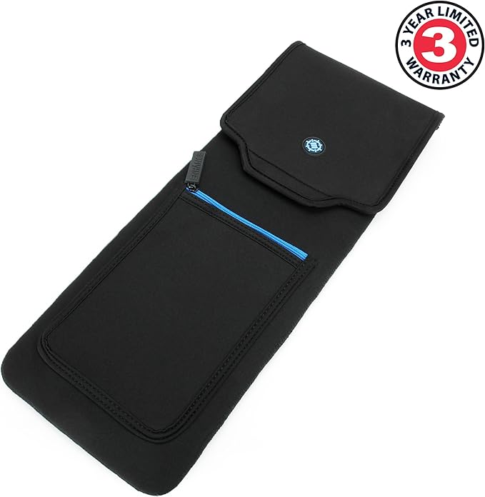 ENHANCE Keyboard Sleeve Travel Case for Full-Size Mechanical and Standard Gaming Keyboards up to 18 Inches with Rugged Neoprene Construction, Zipper Mouse Storage and Cable Storage Pouch