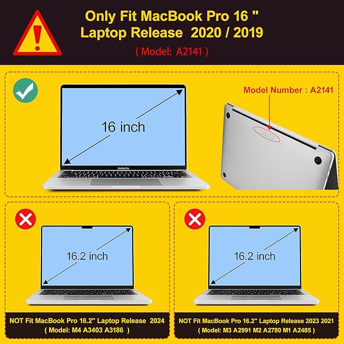 Mektron Case for MacBook Pro 16 Inch A2141 Cover 2019 Release 16" with Liquid Retina Display/Touch ID, Plastic Hard Shell with Keyboard Skin & Screen Protector & Dust Plug, Rainbow Cosmic
