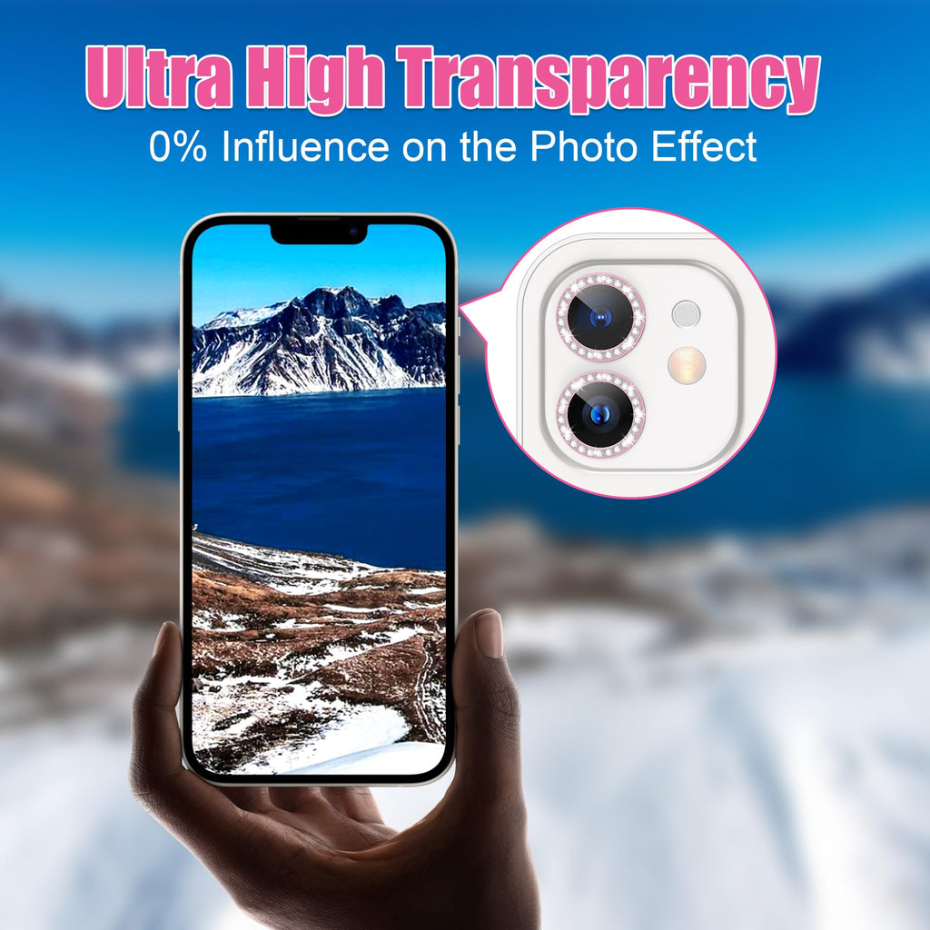 AGVEE 3+3 6 Pack for iPhone 12 & Mini & Pro Camera Lens Protector Cover