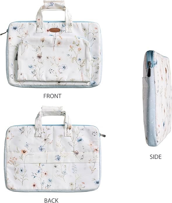 Maison d' Hermine Laptop Bag with Front Pocket Upto 15.5 inch Laptop Tablet