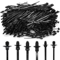 Semrien Push Mount Cable Ties Assorted Sizes Push Mount Zip Ties, 240 Pcs