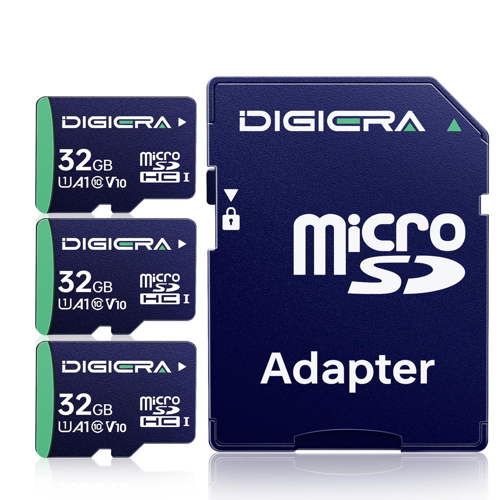 DIGIERA 128GB CT100 microSDXC UHS-I Memory Card with Adapter - up to 100MB/s, C10, U3, V30, 4K UHD, A2, Micro SD Card for Smartphones, Tablets, Cameras, Gaming Consoles, and Drones (2 Pack)
