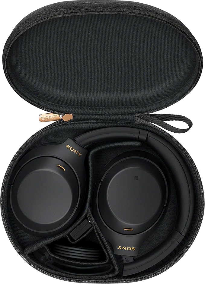 Sony WH-1000XM4 Wireless Premium Noise Canceling Overhead Headphones with Mic for Phone-Call and Alexa Voice Control, Black WH1000XM4
