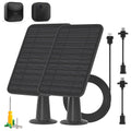 Solar Panel for Blink Outdoor 2K+/4(4th Gen)/Outdoor(3rd Gen) XT3 and XT2/XT Camera/Blink Outdoor Camera, 5W Solar Panel Charger with Mount 13.1ft Cable Rubber Plug, IP65 Waterproof, 2 Pack