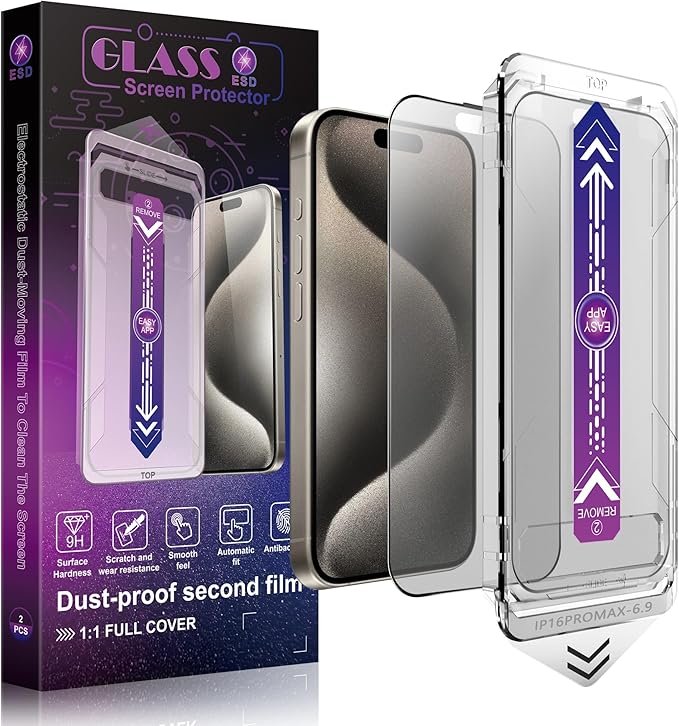 SHANG PIN JIA 2 Pack Matte Privacy Screen Protector for iPhone 11 Pro Max and iPhon XS MAX 6.5-Inch Auto Dust Removal, No Bubbles,Anti-Spy Tempered Glass Film, Easy Installation