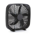 Amazon Basics 3-Speed Box Fan for Bedroom, Portable with Carry Handle, Powerful Airflow, 5 Blades, Lightweight Design, 67 Watts, 20-Inch, Black, 6.8"D x 20.86"W x 21.33"H