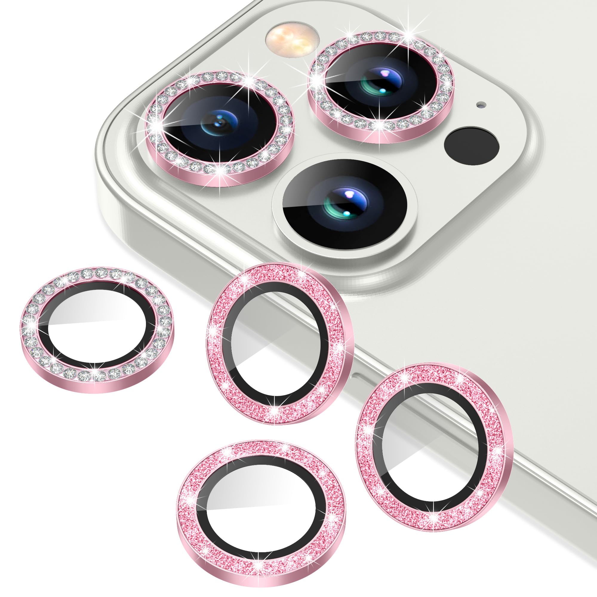 AGVEE 3+3 6 Pack for iPhone 13 Pro & Max Camera Lens Protector Cover