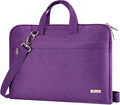 Voova Laptop Bag 13 14 Inch for Women, Waterproof Computer Sleeve Carrying Case with Shoulder Straps & Handle Compatible with Macbook Air 13 M2/M3/M4, MacBook Pro 13/14, HP Chromebook 14, Purple
