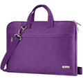 Voova Laptop Bag 15.6 Inch for Women, Waterproof Computer Sleeve Carrying Case with Shoulder Straps & Handle Compatible with Macbook Air 15, MacBook Pro 15/16, 15-16 Inch Hp Dell Lenovo Asus, Purple