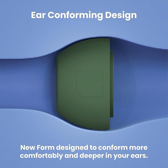 Foam Masters Ultra-Premium Memory Foam Ear Tips for AirPods Pro 1st & 2nd Gen | 3 Pairs | Black Magic Ver 6.0 | Secure | Comfort | Better Noise Cancel | Replacement Buds – Forest Green, Small