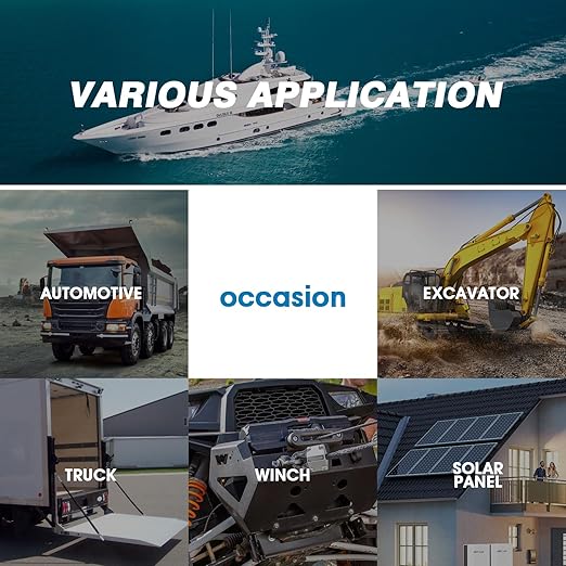 GLOSO Terminal Blocks Double Row Stainless 11 mm Pitch TBC, Marine Grade, 12-22 AWG Cu, 25A/300V - 1 Pack, 2 Poles