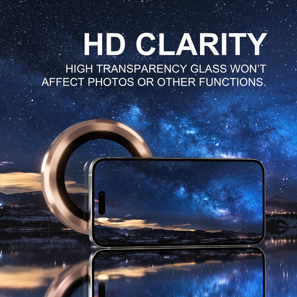 Choiche for iPhone 16 Pro/iPhone 16 Pro Max Camera Lens Protector