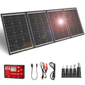 DOKIO 200W 36V Foldable Solar Panel Kit for 24V Batteries with Controller