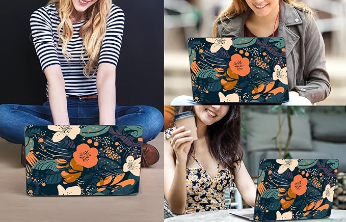 CISSOOK Compatible with MacBook Pro 13 inch Case 2025-2016 Release M2 M1 A2338 A2251 A2289 A2159 A1989 A1706, Plastic Flowers Hard Shell&Keyboard Cover for MacBook Pro13 Case, Little Flower