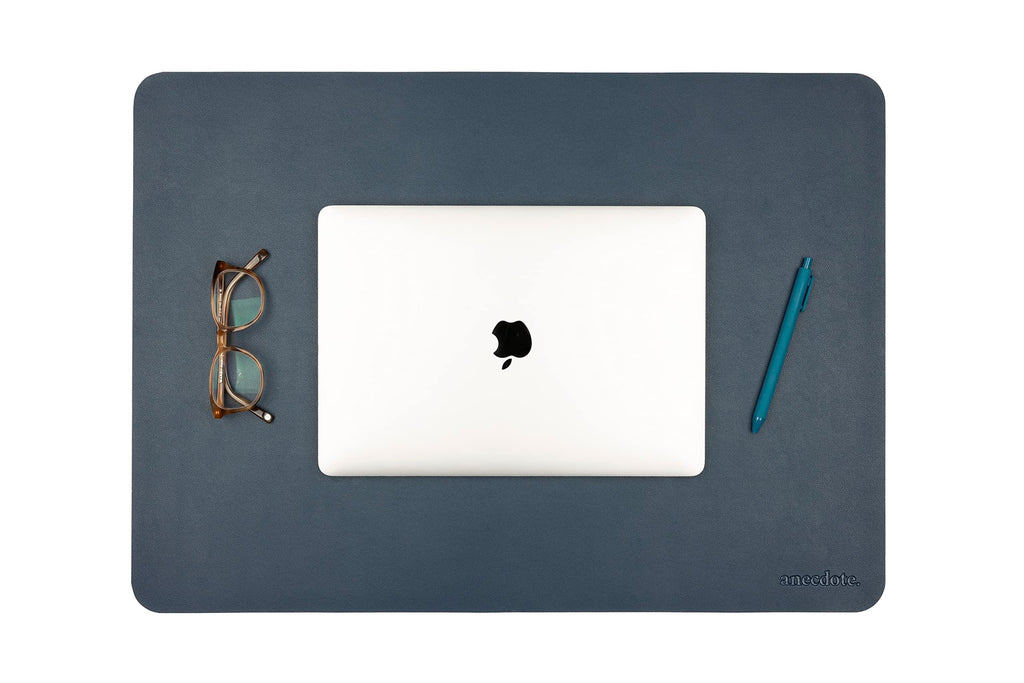ANECDOTE Vegan Leather Desk Pad - 23.6"x17" Desk Mat for Your Office. This Quality Large Mouse Pad has Chic Elegance, Professional Look & Satisfying Touch - The Perfect Leather Mouse Pad for You!