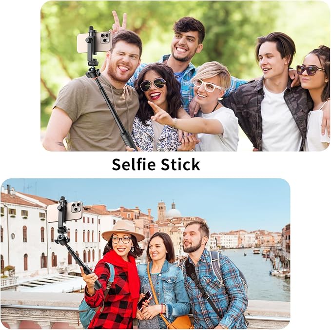 VRIG Smartphone Tripod Mount Adapter with 1/4 inch Screw Cold Shoe, Vertical and Horizontal Phone Holder Rotatable Bracket, Adjustable Clip for iPhone, Android, Selfie Stick, Camera Tripod Stand