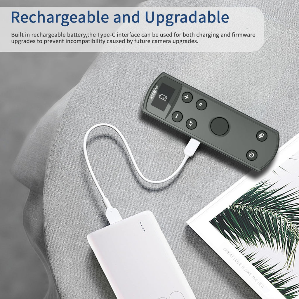AODELAN for Canon Rechargeable Wireless Shutter Release with Zoom Focus