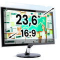 VINTEZ 23.6 inch Blue Light Blocking Screen Protector Panel for 16:9 Widescreen Computer Monitor and Laptop - PC Anti-UV Eye Protection Filter Film - Anti-Scratch Diagonal Frame Shield [1 Pack]