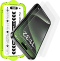 Esanik for iPhone 15 Pro Matte Glass Screen Protector [Auto-alignment] Anti-Glare & Anti-Fingerprint,Anti-Reflection,Bubble Free, Smooth as Silk